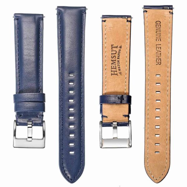 Blue Cordovan Watch Straps Quick Release | Hemsut