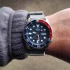 Grey Waterproof Nylon One Piece Watch Bands | Hemsut