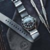 Grey Waterproof Nylon One Piece Watch Bands | Hemsut