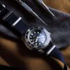 Navy Blue Nylon One Piece Watch Bands | Hemsut
