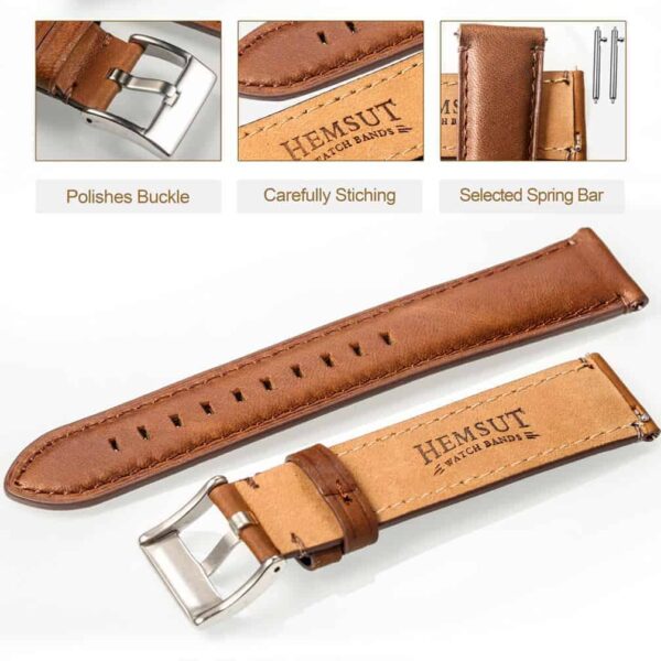 Coffee | Cordovan Watch Straps Quick Release