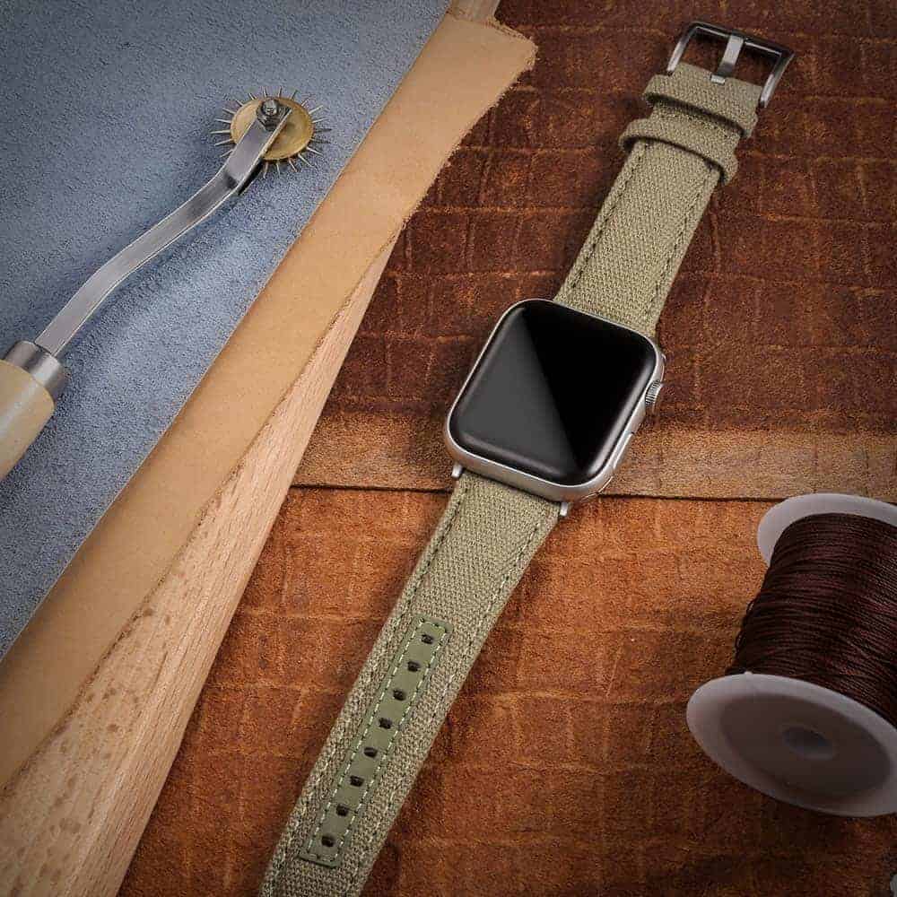 FOSSIL Sport | Canvas Watch Straps | Green | Hemsut