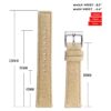 Khaki | Canvas Watch Bands Quick Release | Hemsut