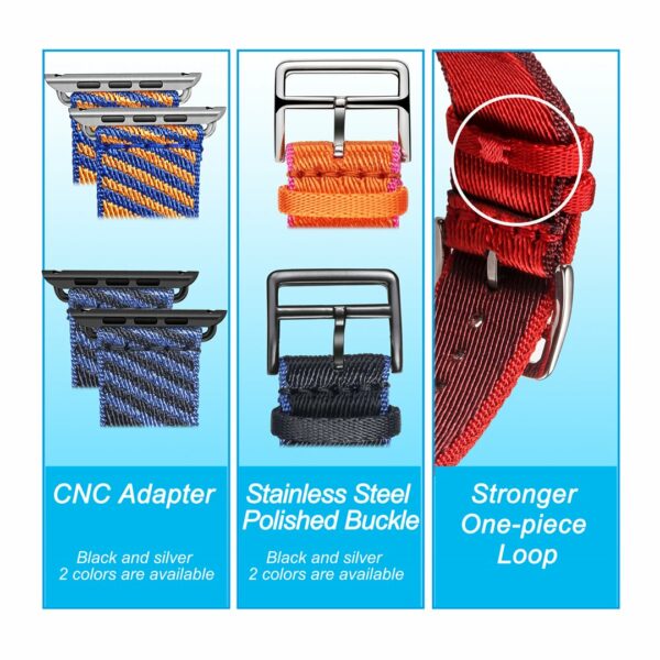 5 Colors Hermes Style Apple Watch Bands | Hemsut