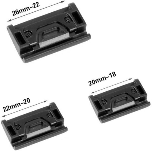 Black Garmin Watch Band Adaptor