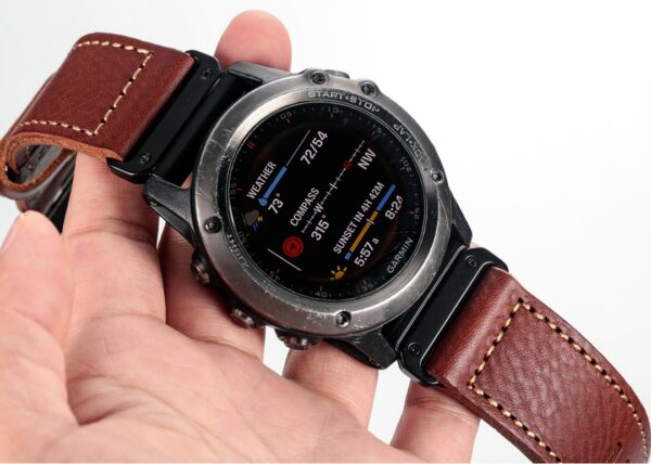 Garmin Quickfit 26 22 20 Watch Bands | Leather