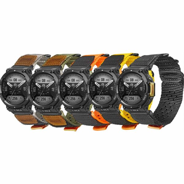 3 Loops Nylon Amazfit TREX 2 Watch Bands