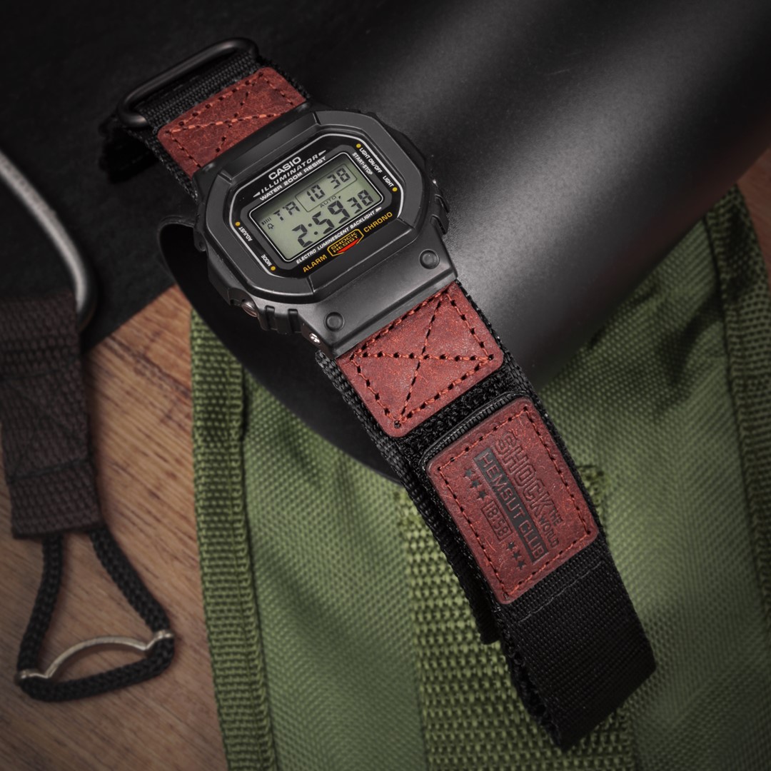 Nylon Gshock Watch band DW5600 (1) Duro Top Grain Leather Straps for G-Shock 2100