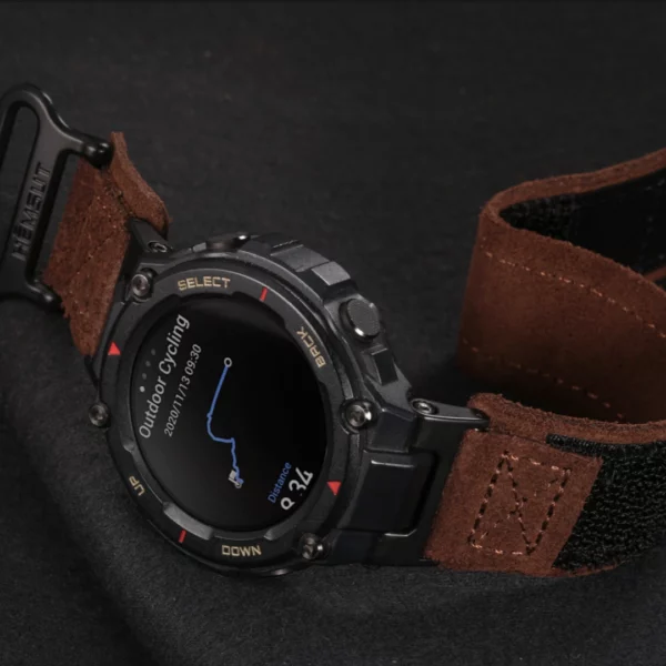 Leather Straps for Amazfit T-Rex Pro