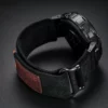 Black Suede Leather Straps for Amazfit T-Rex Pro