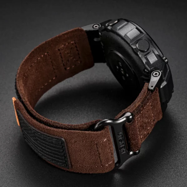 Whisky Suede Leather Straps for Amazfit T-Rex Pro