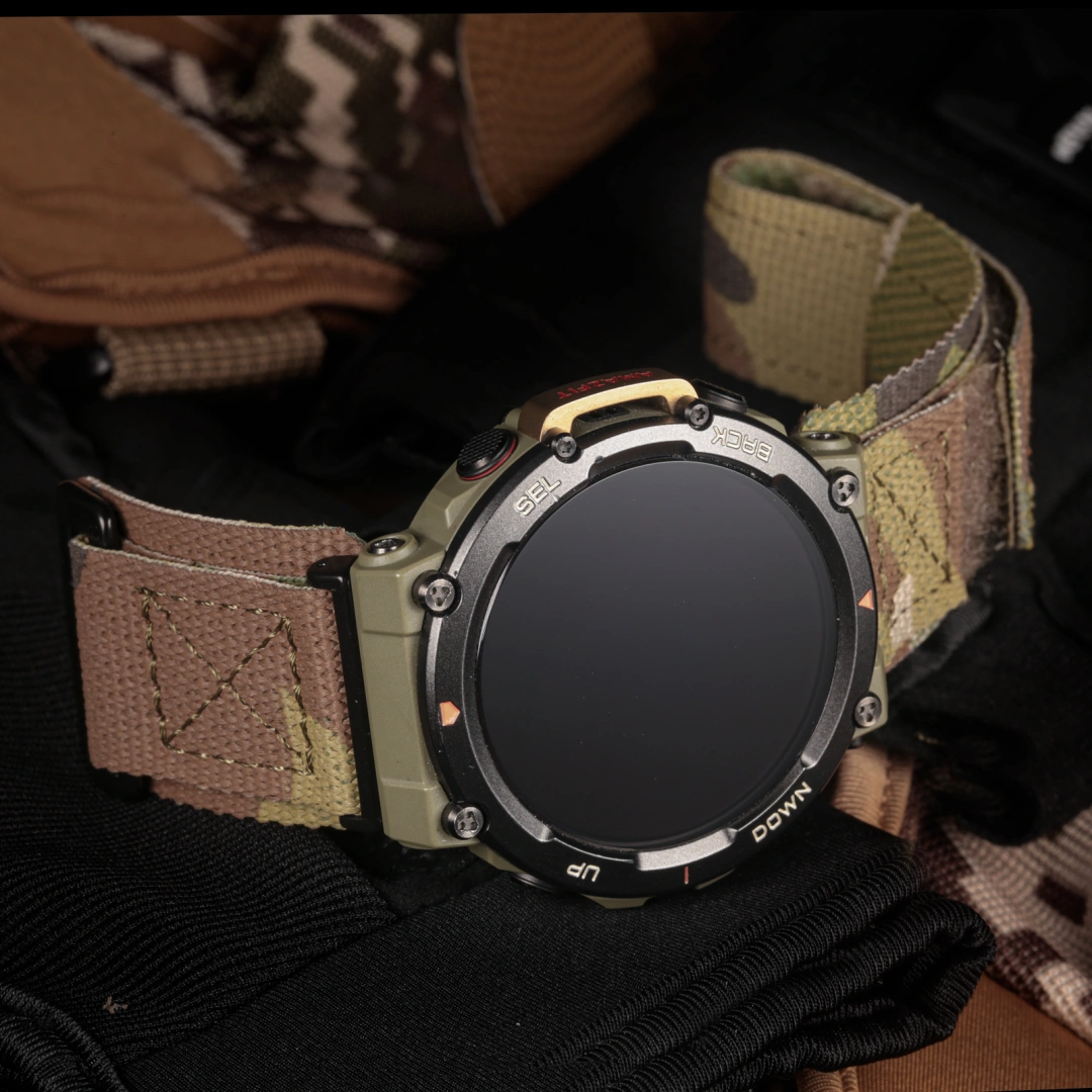 Forest Camo Military Nylon Loops for Amazfit TRex