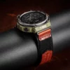 Brown Davilane Leather Watch Bands for Amazfit TREX 2