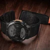 Black 3 Loops Amazfit TRex Nylon Watch Bands