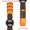 Orange 3 Loops Amazfit TRex Nylon Watch Bands