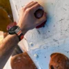 Brown Davilane Leather Watch Bands for Amazfit TREX 2