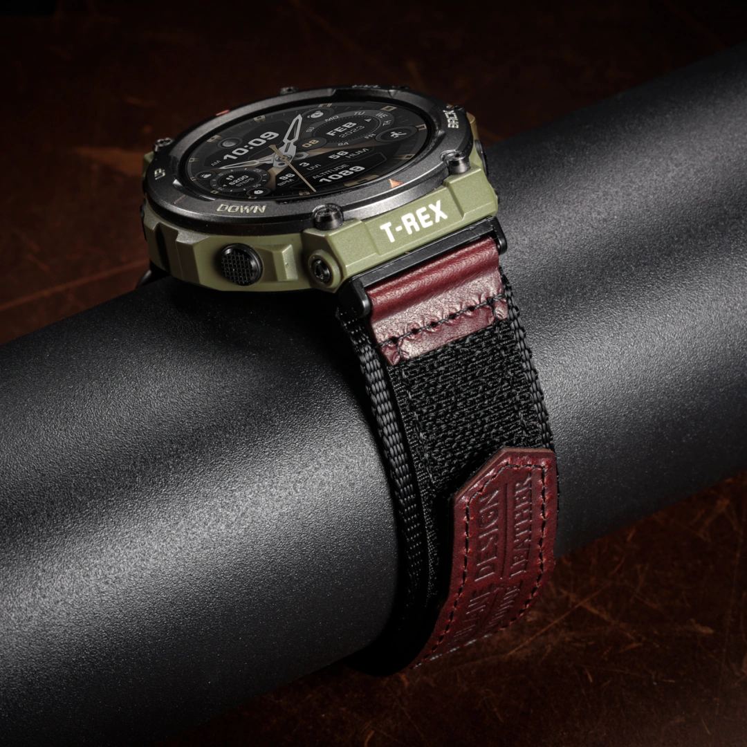 Whisky Davilane Leather Watch Bands for Amazfit TREX 2
