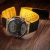 Yellow 3 Loops Amazfit TRex Nylon Watch Bands