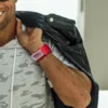 Red ShocktheWorld Nylon straps for Amazfit TRex