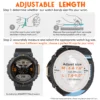 Orange Rainbow Rugged Nylon straps for Amazfit TRex