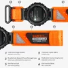 Orange ShocktheWorld Nylon straps for Amazfit TRex