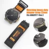 Orange Rainbow Rugged Nylon straps for Amazfit TRex