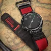 Red Rainbow Rugged Nylon straps for Amazfit TRex