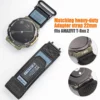 Blue Rainbow Rugged Nylon straps for Amazfit TRex
