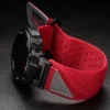 Red ShocktheWorld Nylon straps for Amazfit TRex