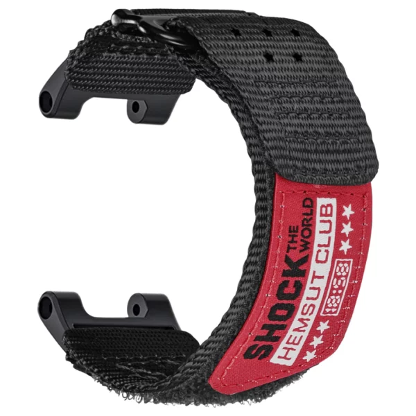 Black ShocktheWorld Nylon straps for Amazfit TRex