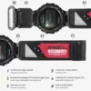 Black ShocktheWorld Nylon straps for Amazfit TRex