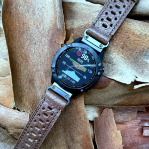 Duro Top Grain Leather Quickfit Straps for Garmin2 Duro Top Grain Leather Quickfit Straps for Garmin