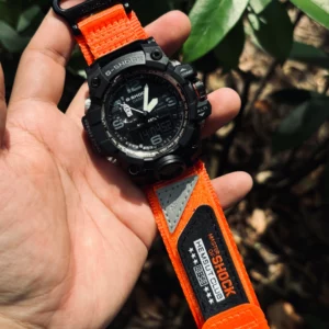 Master of Shock rugged nylon watch bands for G-Shock GWG1000 Orange4 Master of Shock Velcro Nylon Straps for G-Shock GWG1000 | Orange