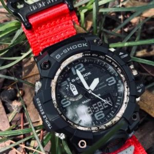 Master of Shock rugged nylon watch bands for G-Shock GWG1000 red6 Master of Shock Velcro Nylon Straps for G-Shock GWG1000 | Red