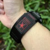Military Star rugged nylon watch bands for G-Shock GWG1000 Black red2 Military Star Velcro Nylon Straps for G-Shock GWG1000 | Black Red