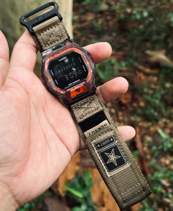 Military Star Nylon Watch Bands for G-Shock GBD200 | Coyote