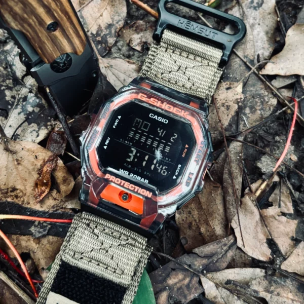 Military Star Nylon Watch Bands for G-Shock GBD200 | Coyote