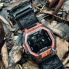 Military Star Nylon Watch Bands for G-Shock GBD200 | Black Red