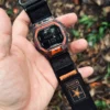 super rugged nylon watch bands for G-Shock GBD200 6 Military Star Nylon Watch Bands for G-Shock GBD200 | Black Orange