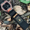super rugged nylon watch bands for G-Shock GBD200 9 Military Star Nylon Watch Bands for G-Shock GBD200 | Black Orange