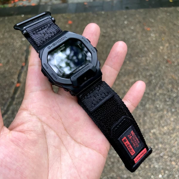 super rugged nylon watch bands for G-Shock GBD200 black2 Super Rugged Nylon Watch Bands for G-Shock GBD200 | Black