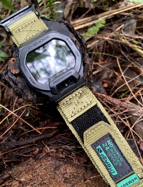 super rugged nylon watch bands for G-Shock GBD200 green3 Super Rugged Nylon Watch Bands for G-Shock GBD200 | Green
