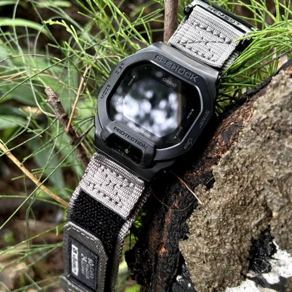 super rugged nylon watch bands for G-Shock GBD200 grey2 Super Rugged Nylon Watch Bands for G-Shock GBD200 | Grey