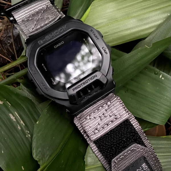 super rugged nylon watch bands for G-Shock GBD200 grey4 Super Rugged Nylon Watch Bands for G-Shock GBD200 | Grey