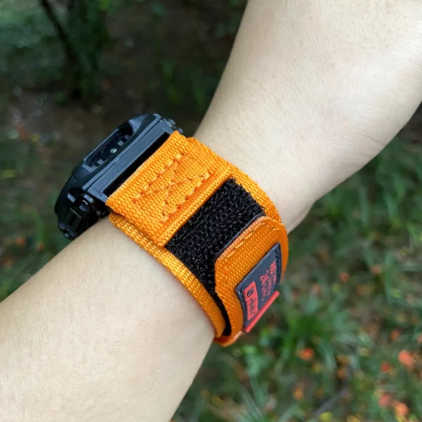 super rugged nylon watch bands for G-Shock GBD200 orange 3 Super Rugged Nylon Watch Bands for G-Shock GBD200 | Orange