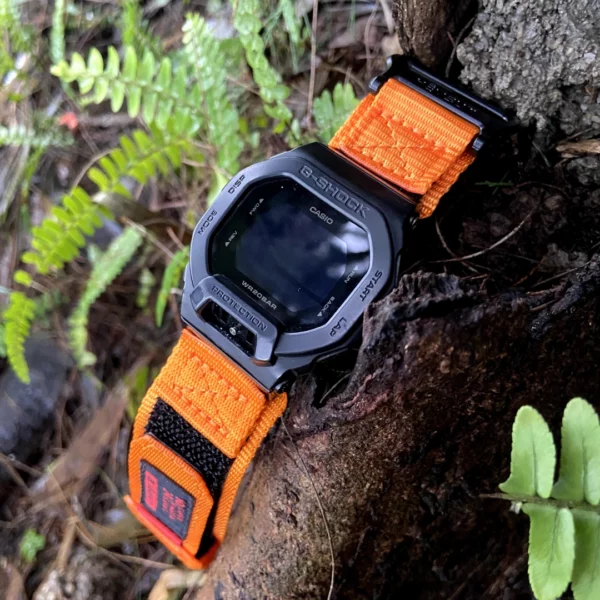 super rugged nylon watch bands for G-Shock GBD200 orange 4 Super Rugged Nylon Watch Bands for G-Shock GBD200 | Orange