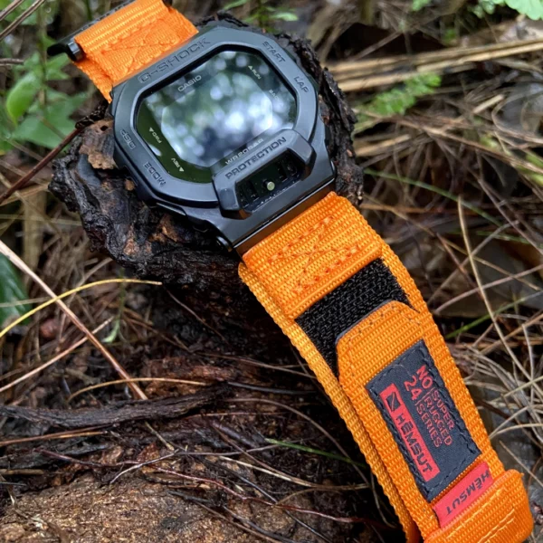 super rugged nylon watch bands for G-Shock GBD200 orange 5 Super Rugged Nylon Watch Bands for G-Shock GBD200 | Orange