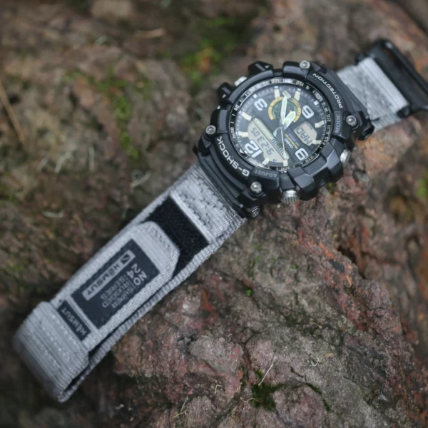 super rugged nylon watch bands for G-Shock GG1000 grey1 Super Rugged Nylon Watch Bands for G-Shock GG1000 GWG100 GSG100 | Grey