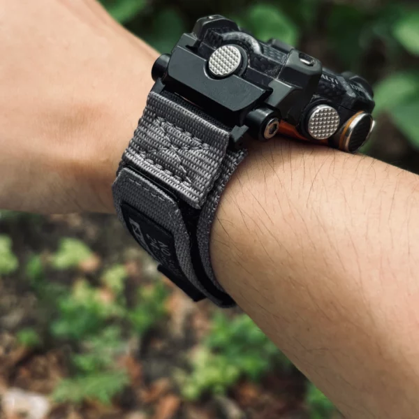 super rugged nylon watch bands for G-Shock GGB100 22 Super Rugged Nylon Watch Bands for G-Shock GGB100 | Grey
