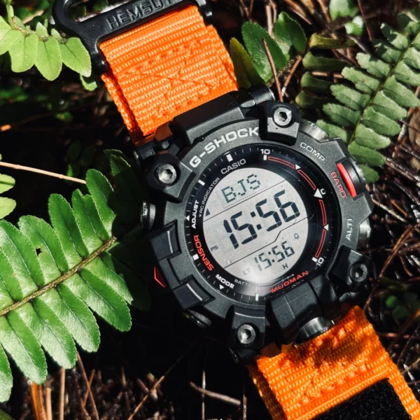 super rugged nylon watch bands for G-Shock GW950021 Super Rugged Nylon Watch Bands for G-Shock GW9500 | Orange